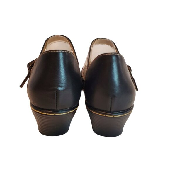 NWT COMFORTIVA SZ 9.5 Women's SoftSpots Tatianna Leather Sandal in Black - Picture 8 of 13